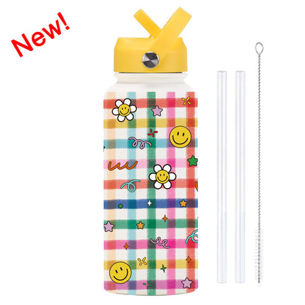 1L Stainless Steel Insulated Sports Bottle