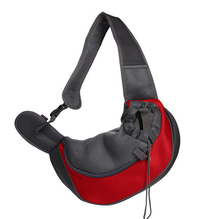 Adjustable Pet Crossbody Carrier Bag
