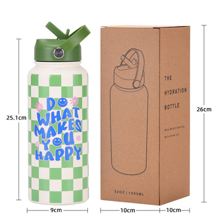 1L Stainless Steel Insulated Sports Bottle