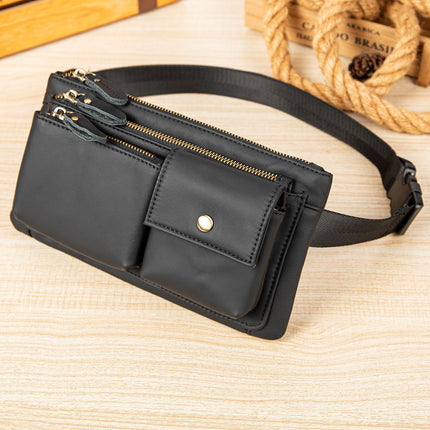 Genuine Leather Men’s Waist Bag