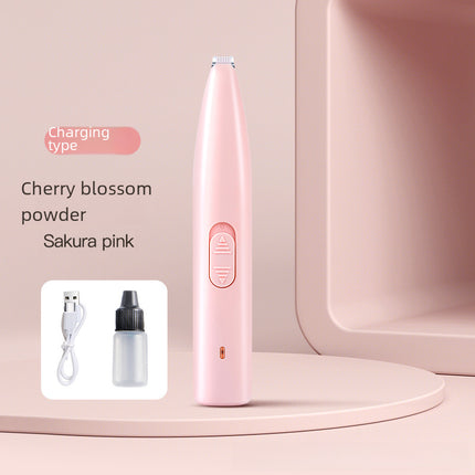 Electric Pet Paw Hair Trimmer with LED Options