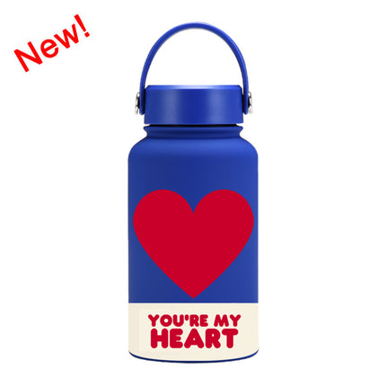 650 mL Wide-Mouth Stainless Steel Thermos Bottle