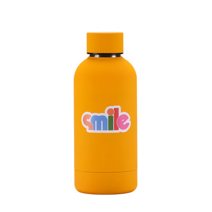 350 mL Stainless Steel Thermos Bottle with Abstract Print