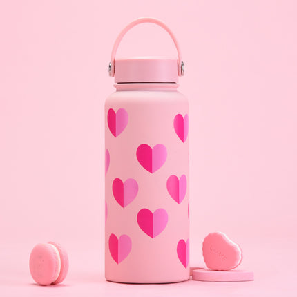 Stainless Steel Thermos Cup with Straw and Magnetic Lid Options - 350–1000 mL