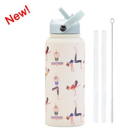 1L Stainless Steel Insulated Sports Bottle