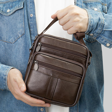 Genuine Leather Men’s Crossbody Bag