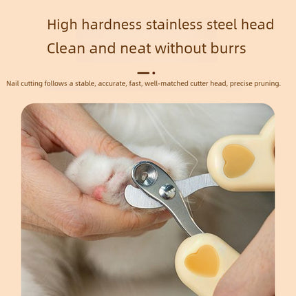 Cat Nail Scissors with Round Hole Design