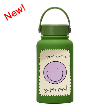 650 mL Wide-Mouth Stainless Steel Thermos Bottle