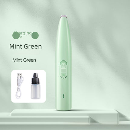 Electric Pet Paw Hair Trimmer with LED Options