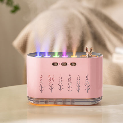 USB Aromatherapy Humidifier with Multi-Mist Outlet