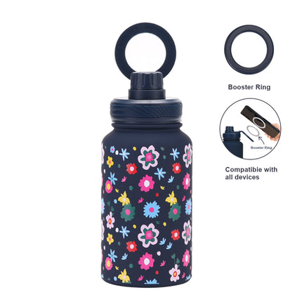 650 mL Stainless Steel Thermos Bottle with Magnetic Phone Holder