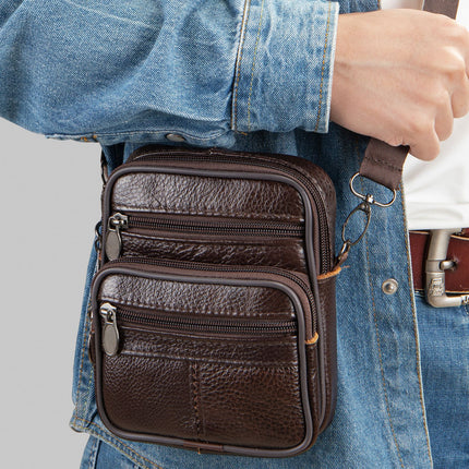 Genuine Leather Men’s Crossbody Bag