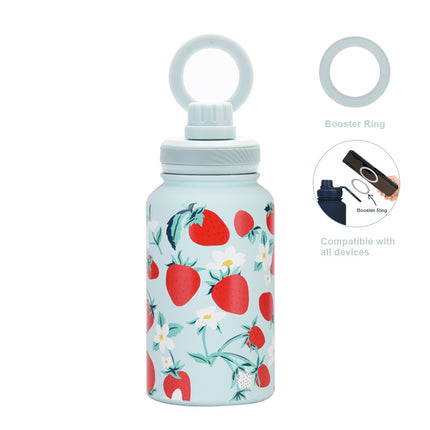 650 mL Stainless Steel Thermos Bottle with Magnetic Phone Holder