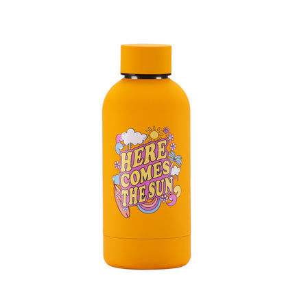 350 mL Stainless Steel Thermos Bottle with Abstract Print