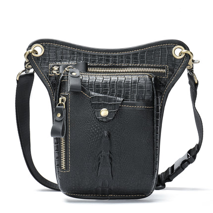 Genuine Leather Men’s Belt Bag