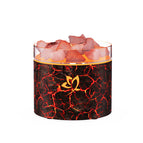 Salt stone aromatherapy machine-[crack black c03] / Salt stone ambient light aromatherapy machine
