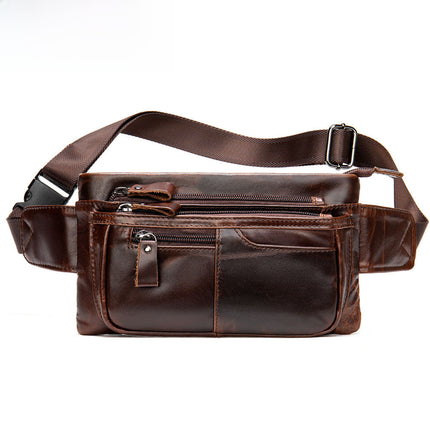 Genuine Leather Men’s Waist Bag