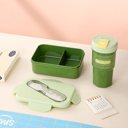 Kids Compartment Lunch Box with Water Cup