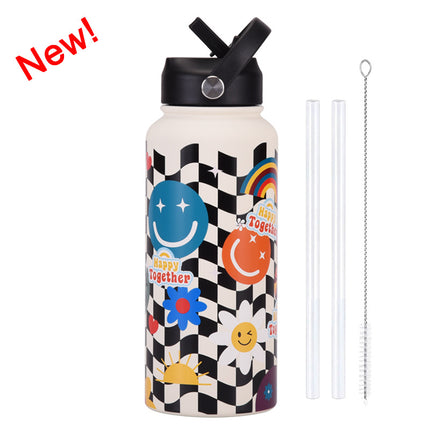 1L Stainless Steel Insulated Sports Bottle
