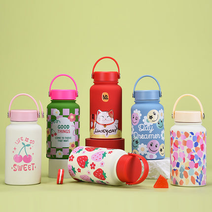 650 mL Wide-Mouth Stainless Steel Thermos Bottle