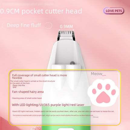 Electric Pet Paw Hair Trimmer