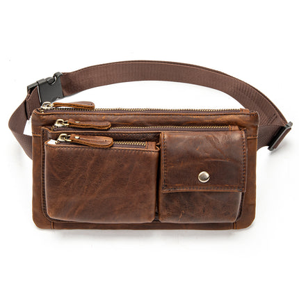 Genuine Leather Men’s Waist Bag