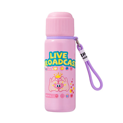 316 Stainless Steel Kids Thermos Cup with Strap - 550 mL