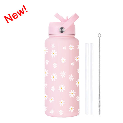 1L Stainless Steel Insulated Sports Bottle