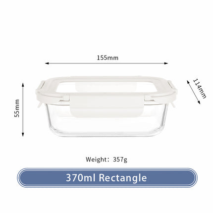 Microwaveable Glass Meal Prep Container