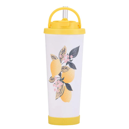 Multi-Size Wide-Mouth Thermos Cup with Straw - 350–1000 mL