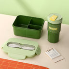 6060 lunch box water cup set green