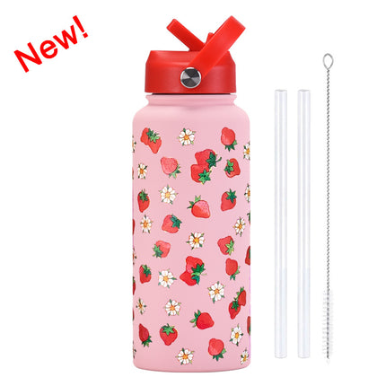 1L Stainless Steel Insulated Sports Bottle