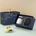 Third gear black and white diamond cup (gift box)