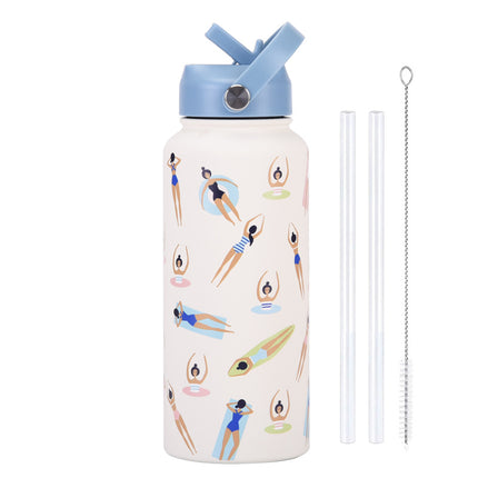 1L Stainless Steel Insulated Sports Bottle