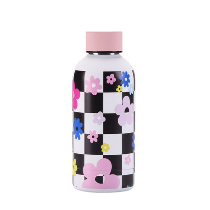 350 mL Stainless Steel Thermos Bottle with Abstract Print