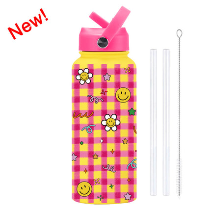 1L Stainless Steel Insulated Sports Bottle