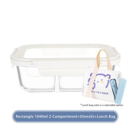 Microwaveable Glass Meal Prep Container