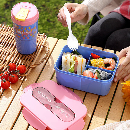 Kids Compartment Lunch Box with Water Cup
