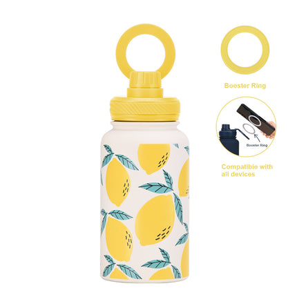 650 mL Stainless Steel Thermos Bottle with Magnetic Phone Holder