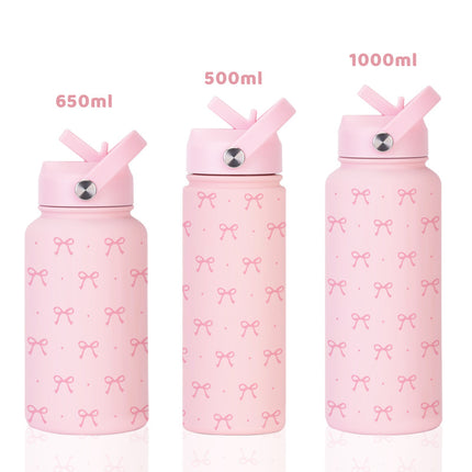 Stainless Steel Insulated Cup with Straw - 350–1000 mL