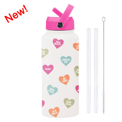 1L Stainless Steel Insulated Sports Bottle