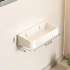 [kitchen shelf 23cm] elegant white/countertop wall-mounted dual-purpose