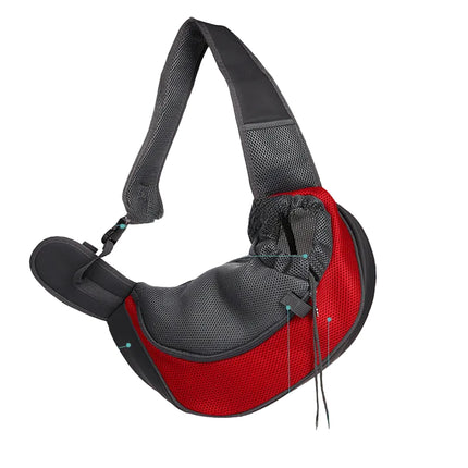 Adjustable Pet Crossbody Carrier Bag