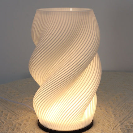 3D Printed Vase Table Lamp with Ambient Lighting