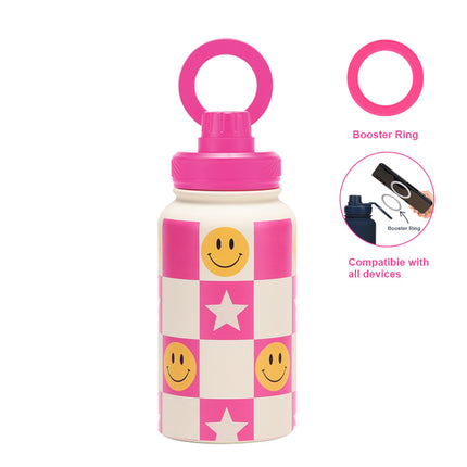 650 mL Stainless Steel Thermos Bottle with Magnetic Phone Holder