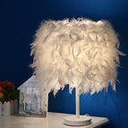 Snap switch / Medium White Feather
