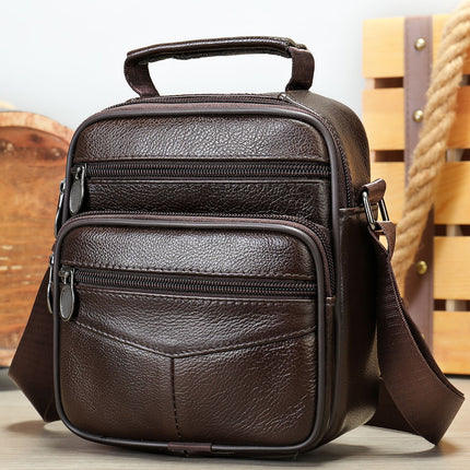 Genuine Leather Men’s Crossbody Bag