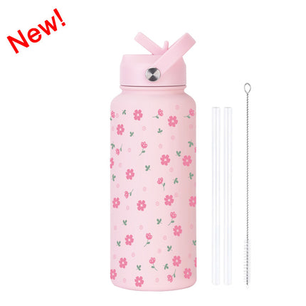 1L Stainless Steel Insulated Sports Bottle