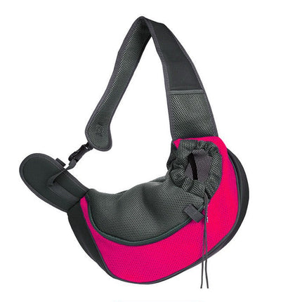 Adjustable Pet Crossbody Carrier Bag