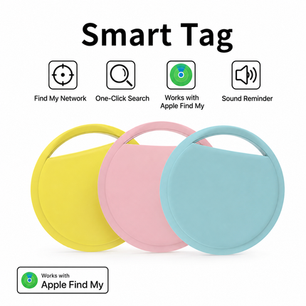 Smart Tag Bluetooth Item Tracker – Works with Apple Find My App